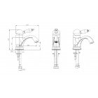 Смеситель для раковины Boheme Medici Ripresa 301