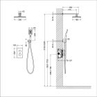 Душевая система с термостатом Timo Petruma SX-5059/03SM черный