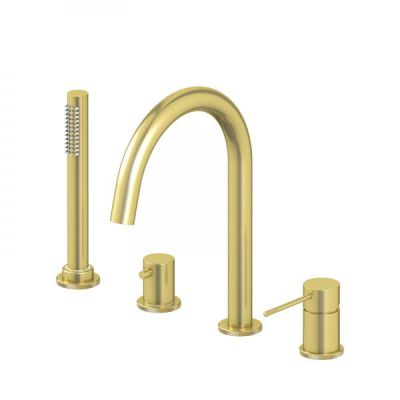 Смеситель на борт ванны Timo Saona 2320/17Y золото матовое - купить по специальной цене в интернет-магазине "Уют в доме"