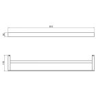 Полотенцедержатель двойной Timo Petruma 15256/03 черный