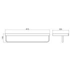 Полка для полотенец Timo Petruma 15258/17 золото матовое