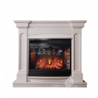 Каминокомплект InterFlame Madeya с очагом Panoramic 25 LED FX (белый, бежевый, бежевый с патиной)