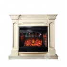 Каминокомплект InterFlame Madeya с очагом Panoramic 25 LED FX (белый, бежевый, бежевый с патиной)