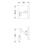 Зеркало с подсветкой Timo Saona 13074/00 хром