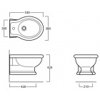 Биде подвесное Simas LANTE LA19