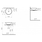 Овальная раковина Vitra Options 6166