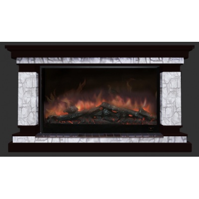 Камин для дома и дачи Glenrich Лорд P14 Старый город венге - купить по специальной цене в интернет-магазине "Уют в доме"