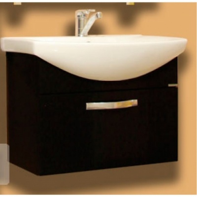 Тумба с раковиной Акватон Ария 50 с раковиной (тёмно-коричневый) - купить по специальной цене в интернет-магазине "Уют в доме"
