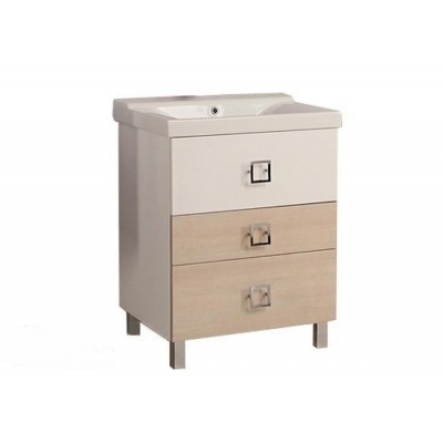 Тумба с раковиной Акватон Стамбул 65М (сосна ларедо) с раковиной - купить по специальной цене в интернет-магазине "Уют в доме"