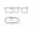Овальная акриловая ванна Knief & Co COOL