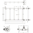 Полотенцесушитель TW TW800GVS бронза