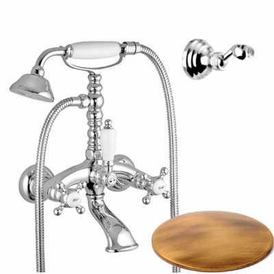 Смеситель для ванны Gattoni Vivaldi 1200112V0.GR бронза - купить по специальной цене в интернет-магазине "Уют в доме"