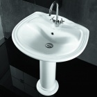 Раковина круглая Ceramica Althea ROSE, белый