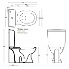 Унитаз Ceramica Althea ROYAL 27002bi