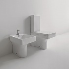 Сиденье для унитаза с микролифтом Kerasan Cento 358901 bi/cr