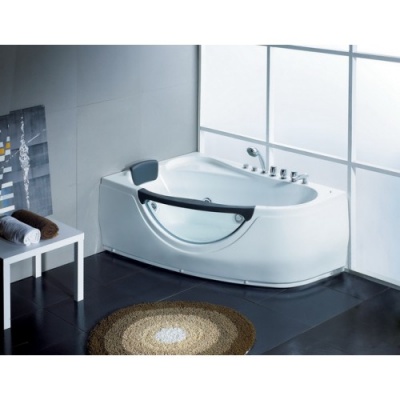 Асимметричная акриловая ванна Gemy G9046-II K - купить по специальной цене в интернет-магазине "Уют в доме"