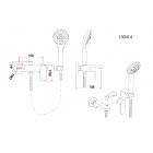 Смеситель для ванны Bennberg 130414 CHROME