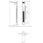 Инфракрасная душевая панель Koy KS011A
