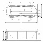    Vitra Comfort 180x80 A. Soft Easy Chrome  