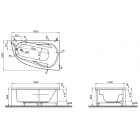  Vitra Comfort 160X100 L/R A.S.Easy Chrom