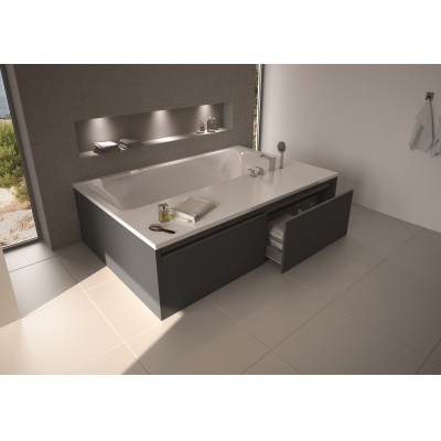 Прямоугольная акриловая ванна Vitra T4 Pool 190x140 Aqua Soft с гидромассажем - купить по специальной цене в интернет-магазине "Уют в доме"