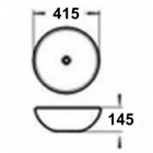 Раковина для ванной Melana J2028