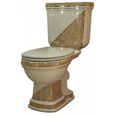 Унитаз-компакт Creavit Klasik KL310-ЗЕ карамель/беж - купить по специальной цене в интернет-магазине "Уют в доме"