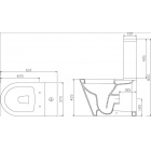 Унитаз-компакт (полный комплект) BelBagno Flay