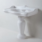 Раковина со спинкой Azzurra Jubilaeum 112х62 см