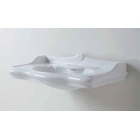 Раковина со спинкой Azzurra Jubilaeum 112х62 см