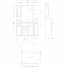      Eban Eleonora Modular 130104, bianco decape