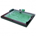 Двойная ванна с пневматическим управлением Gemy G9052-II B