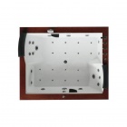 Двойная ванна с пневматическим управлением Gemy G9052-II B