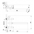 Смеситель для ванны Lemark LM1851C