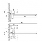 Смеситель для ванны Lemark LM2201C