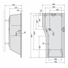 Асимметричная акриловая ванна Alpen Versys 170x85/70 L