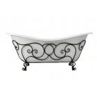 Фигурная мраморная ванна Эстет Бостон