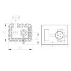 Гигиенический душ встраиваемый Bronze de Luxe Windsor 10136