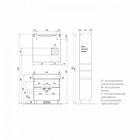 Шкаф-колонна Акватон Дакота 80