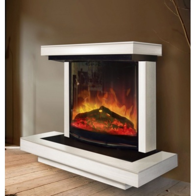 Камин для дома и дачи Glenrich Атлант R36 белая эмаль - купить по специальной цене в интернет-магазине "Уют в доме"