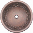 Раковина круглая Bronze de Luxe R314