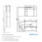 Комод с ящиком Акватон Марко 100