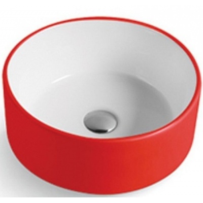 Раковина круглая Melana 7078АRW красный - купить по специальной цене в интернет-магазине "Уют в доме"
