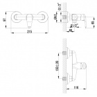 Смеситель с гигиеническим душем Lemark Pramen Lm3318c