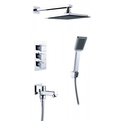 Душевая система скрытого монтажа TIMO Tetra-Thermo SX-0199/00 SM - купить по специальной цене в интернет-магазине "Уют в доме"