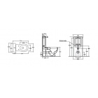 Бачок-монолит для унитазов Globo PA137.BI+FI019