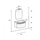 Овальное зеркало Eurolegno Giuliettaeromeo 90х55 см