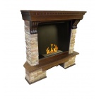 Камин из камня FireBird Валенсия-Pro угловая