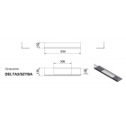 Стекло декоративное Kratki для биокамина Delta 2