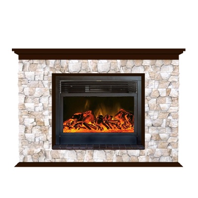 Камин для дома и дачи Glenrich Пафос 28 Арбат дуб 46 - купить по специальной цене в интернет-магазине "Уют в доме"